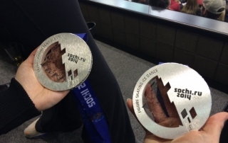 Sochi Silver Medals Tessa and Scott