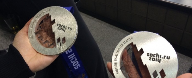 Sochi Silver Medals Tessa and Scott