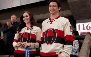 Scott Moir and Tessa Virtue at Sens Game